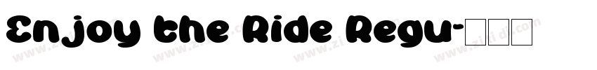 Enjoy the Ride Regu字体转换